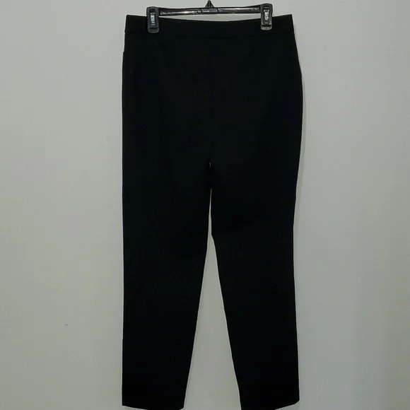 "J. JILL" PONTE SLIM LEG, Pull On PANT SIZE M, COLOR BLACK - Picture 3 of 12